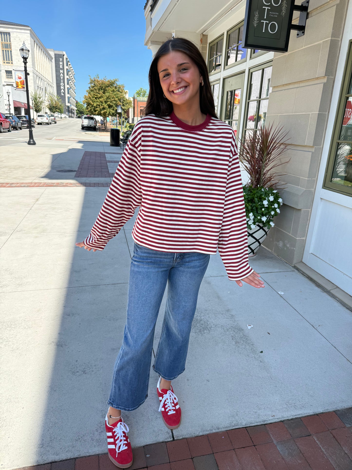 Cherry Stripe Tee