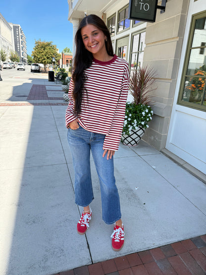 Cherry Stripe Tee