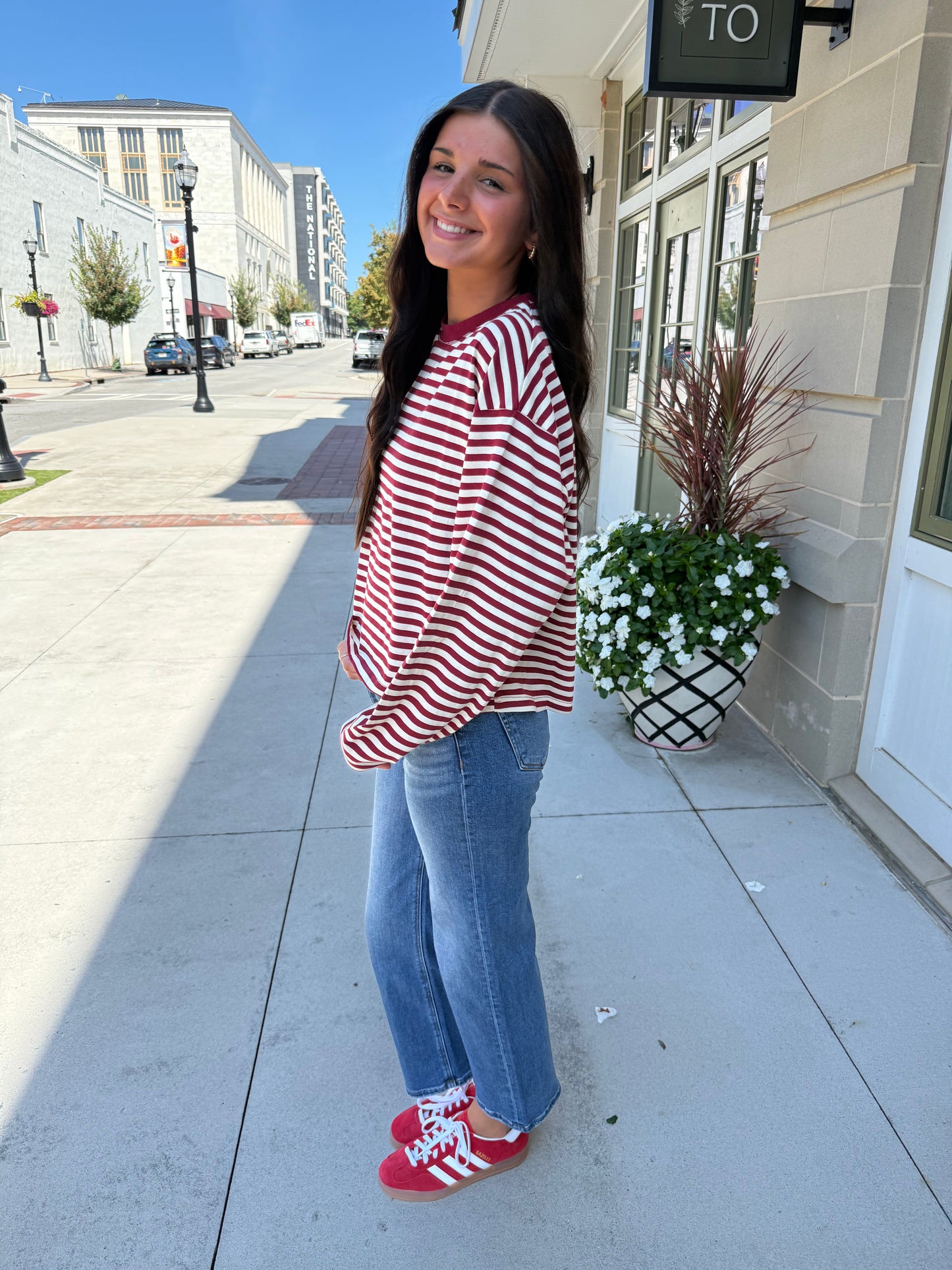 Cherry Stripe Tee
