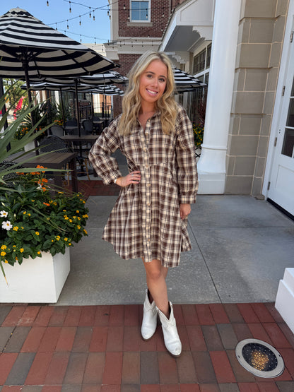 Perfectly Plaid Dress