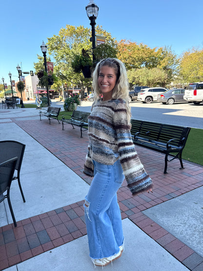 Blue Ridge Stripe Sweater